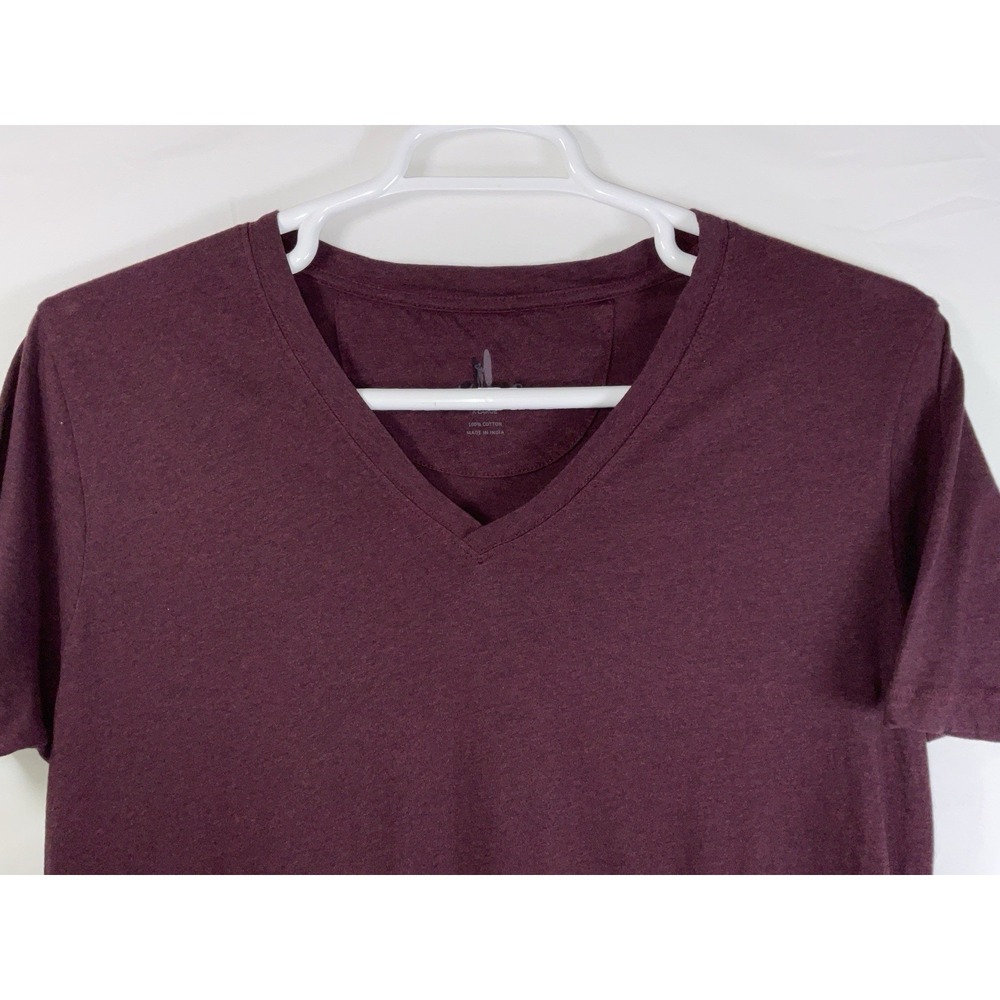 NWOT Women's Johnnie-O Merediths Short Sleeve 100% Cotton T-Shirt Dk Burgundy XL - Picture 2 of 6